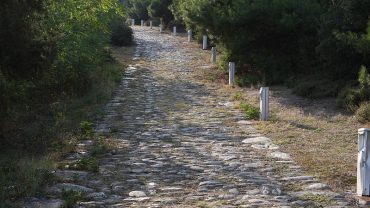 Quel tratto originale ancora percorribile della Via Egnazia a Kavala